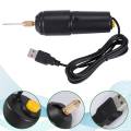 Jewelry Tools Mini Electric Drill Handheld for Pearl Epoxy Resin Jewelry Making DIY Wood Craft Tools with 5 Drill Bits.