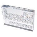 Acrylic Periodic Table of Elements Chemical Element Chart Display Learning Education Tool for Teachers Students for Home School Desk Crafts Decor. 