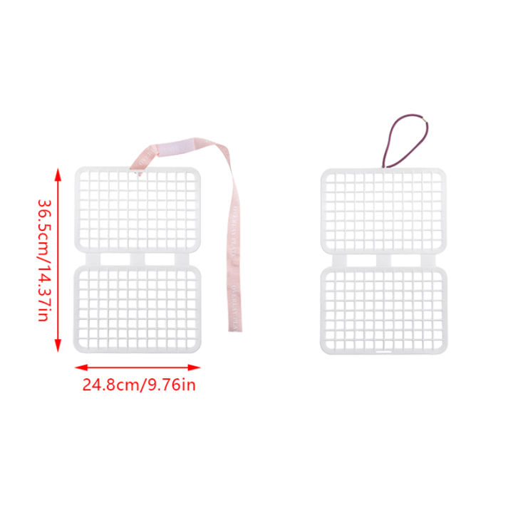 White%20Shirt%20Folding%20Board%20Plastic%20Folding%20Plate%20With%20Silk%20Ribbon%20Durable%20Clothes%20Organizer%20Board%20For%20Wardrobe%20-%20Image%204
