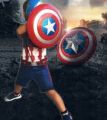 The Avenger 32cm Captain America  Shield Toy. 