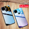 2PCS for Realme C15 case Soft Transparent Full Protection clear Phone Cover Realme C15 Phone case. 