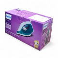 Philips DST0600/20 1000W Dry Iron – Non-Stick Soleplate, Adjustable Temperature, Lightweight Design. 