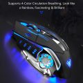 AULA S20 Professional Gaming Mouse 2400 DPI Adjustable USB Wired Backlit Ergonomic Optical LED Mouse for Computer Laptop PC.