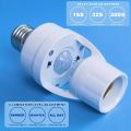 Motion Sensor Bulb Holder 360 Degrees Intelligent Induction Integrated PIR Motion Sensor E27 Lamp Socket. 