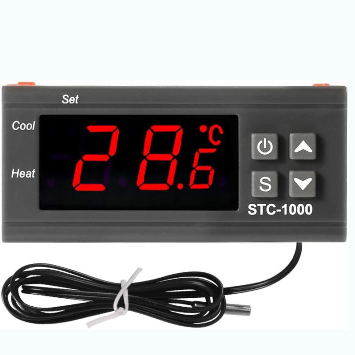 DC 12V STC-1000 Digital Display And Temperature Controller Sensor for Poultry Farm Aquarium Hatching Seafood machine electronic Thermostat Control