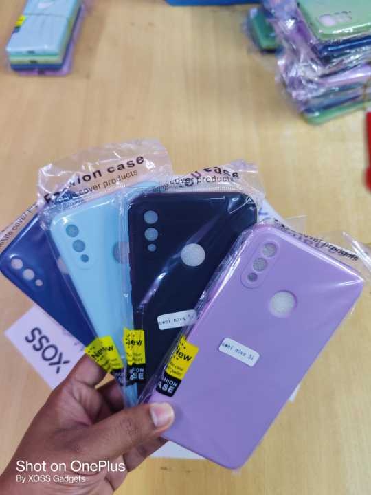 For%20Huawei%20Nova%203I%20Silicone%20Back%20Cover%20(%20Inbox%20Us%20To%20Choose%20Color)%20-%20Phone%20Back%20Cover%20-%20Image%204