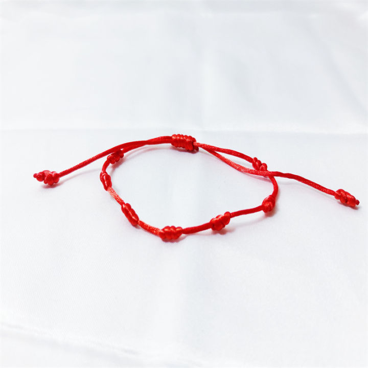 Amazon%20Lazada%20Hand%20Ornament%20Simple%20and%20generous%20hand-woven%20adjustable%20couple%20friendship%20red%20string%20bracelet%20-%20Image%204