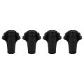 Four Pack of Extra Durable Rubber Replacement Tips (Replacement Feet/Paws / Ferrules/Caps) for Trekking Poles - Fits All Standard Hiking and Nordic Walking Poles. 