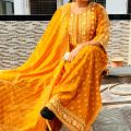 Athleisure - Avant Grade - Custom Experience - Nayra Style Kameez And Orna For Women - Couture - High-end - Well Inspired & Crafted. 
