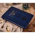 IPad Pro 10.5 Case [2017 Released] Kobwa Retro Premium PU Leather Old Book Style Folio Smart Case Cover with Slim Fit Magnetic Stand for Apple IPad Pro 10.5" Blue. 