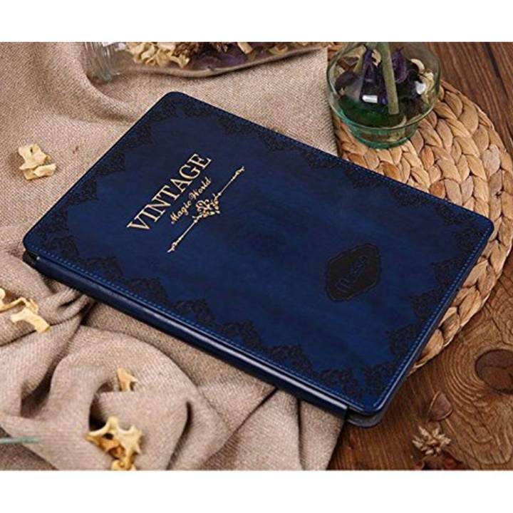 IPad%20Pro%2010.5%20Case%20%5B2017%20Released%5D%20Kobwa%20Retro%20Premium%20PU%20Leather%20Old%20Book%20Style%20Folio%20Smart%20Case%20Cover%20with%20Slim%20Fit%20Magnetic%20Stand%20for%20Apple%20IPad%20Pro%2010.5"%20Blue%20-%20Image%205