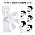 Beard Shaper Beard Styling Template Adjustable Beard Stencil Guide Practical Men Shaving Tool Sets Face Hair Styling Tool.