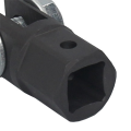 1 Piece 1/2 Inch Scissor Jacks Adaptor Black Chrome Vanadium Steel Impact Wrench Adapter Tool Ball Joint Rod Wrench Tool.