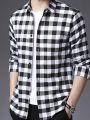 Long Casual Cheak Shirt for men.