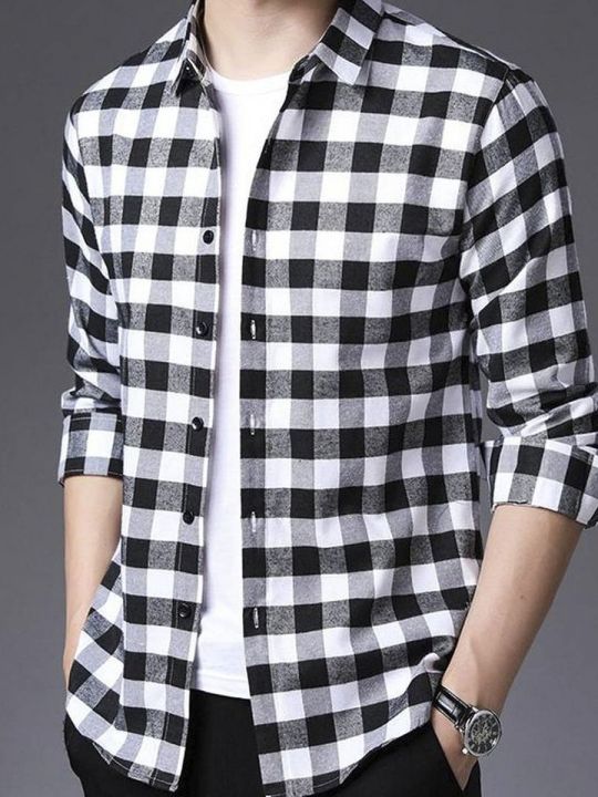 Black%20&%20White%20Check%20Shirt%20For%20Men%20-%20Denim%20Shirt%20For%20Men%20-%20Image%202