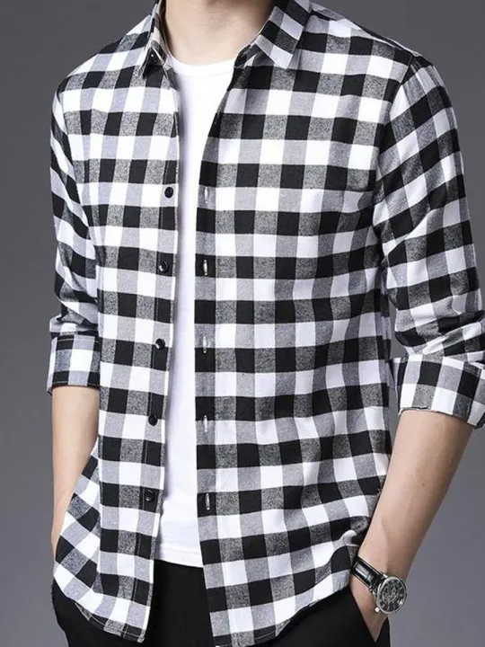 Long%20Casual%20Cheak%20Shirt%20for%20men%20-%20Image%202