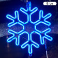 40CM Large Snowflake String Light Outdoor Snowflake Led Hanging Lamp Backyard Patio Christmas Tree Wedding Decor Fairy Garland. 