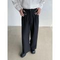 Black Red Suit Pants Men Fashion Social Mens Dress Pants Korean Loose Wide Leg Pants Mens Oversized Formal Trousers M-2XL. 