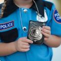 US Polices Badge Costume Party Dress Up Accessories Special Cop Badge With Chain For Clothes Bags Hats Decor Supplies Kids Gift. 