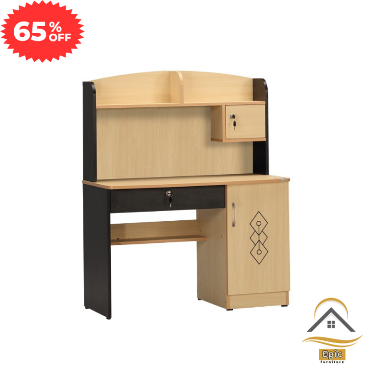 New Model Computer Desk | Laptop Table | Study Desk | Reading Table| Cabinet with & Small Lockable Drawer by Epic Furniture