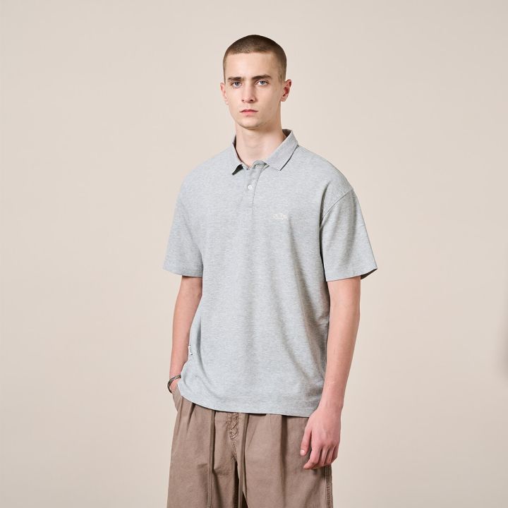 SIMWOOD%202023%20Summer%20New%20Oversize%20Polo%20Shirts%20Men%20Breathable%20Sorona%20240g%20PIQUE%20Fabric%20Plus%20Size%20Mountain%20Embroidery%20Tops%20-%20Image%206