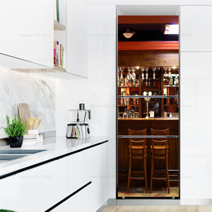 Black%20Cool%20Refrigerator%20Stickers%20Full%20Door%20Mural%20Cover%20Adhesive%20PVC%20Photo%20Wallpaper%20Sticker%20for%20Fridge%20Kitchen%20Decor%20Waterproof%20-%20Image%207