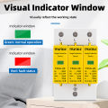 AC SPD 1P 2P 3P 4P 20KA 40KA 60KA 385V House Lightning Surge Protector Protective Low-voltage Arrester Device 10KA 30KA.