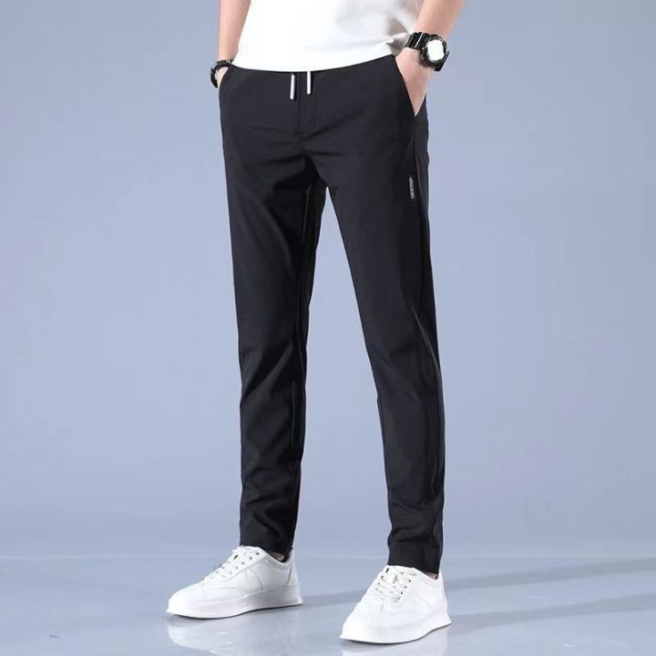 Xia%20Xiu%20thin%20ice%20silk%20casual%20pants%20men's%20work%20trend%20loose%20straight%20breathable%20sports%20cropped%20pants%20men%20-%20Image%206