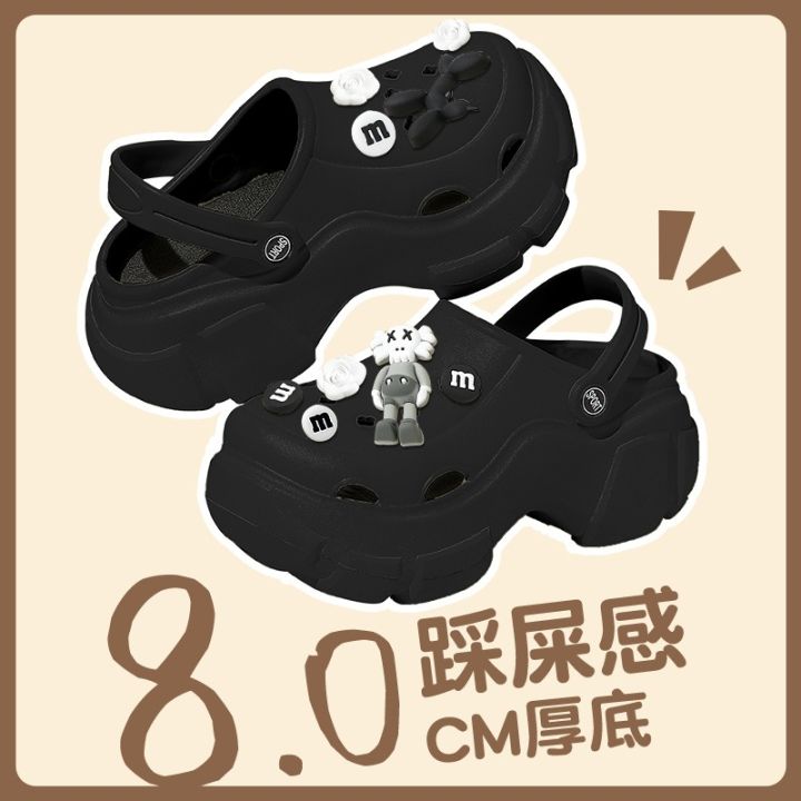 Platform%20Coros%20Shoes%20Women's%20Summer%20Outerwear2023New%20Height%20Increasing%20Internet%20Celebrity%20Beach%20Lazy%20Pump%20Non-Slip%20Sandals%20-%20Image%203