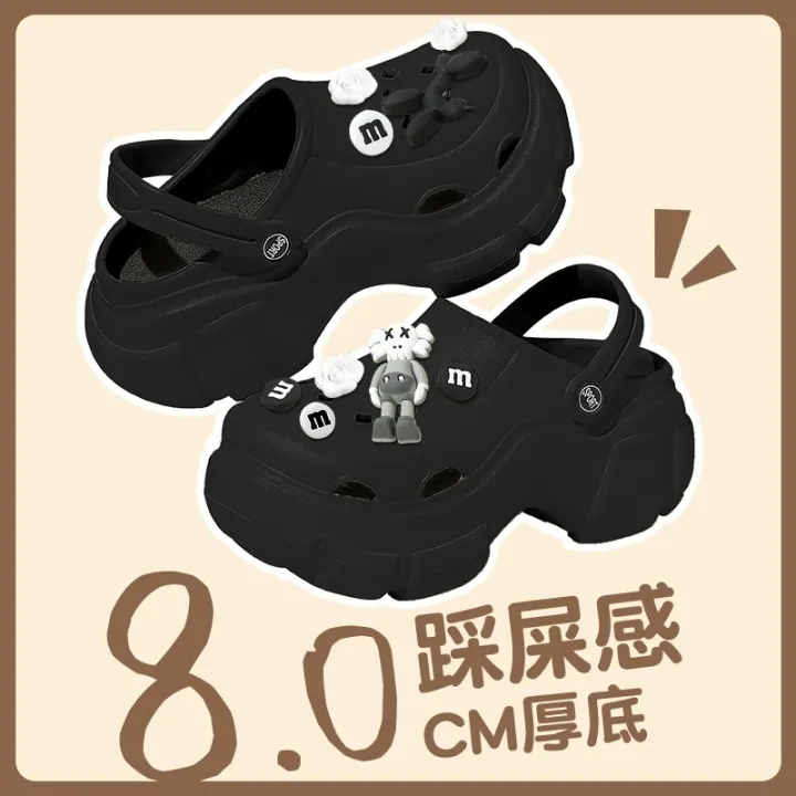 Platform%20Coros%20Shoes%20Women's%20Summer%20Outerwear2023New%20Height%20Increasing%20Internet%20Celebrity%20Beach%20Lazy%20Pump%20Non-Slip%20Sandals%20-%20Image%203