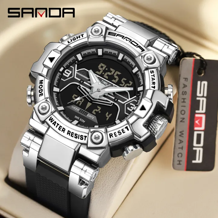 Sanda%20Men's%20Watches%20Sports%20Military%2050%20M%20Waterproof%20Digital%20Wrist%20watch%20for%20Male%20Clock%20Stop%20watch%20Relogio%20Masculino%203186%20-%20Image%207