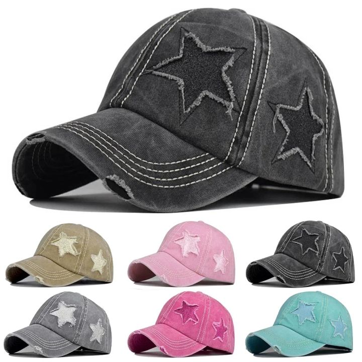 Retro%20Y2K%20Star%20Washed%20Denim%20Hole%20star%20Baseball%20cap%20Snapback%20Hats%20Autumn%20Summer%20fishing%20Hat%20Men%20Women%20Caps%20Casquette%20hats%20Gorras%20-%20Image%206