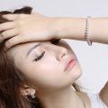 Women Fashion Roman Style Zircon Crystal Bracelet Bangles For Gifts - Add Elegance To Look Zircon Crystal Bracelet Bangles. 