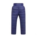 Casual Girl Boy Winter Pants Cotton Padded Thick Warm Trousers Waterproof Ski Bootcuts Elastic High Waisted Baby Kid Leggings.