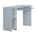 DeckUp Apollo Engineered Wood Paticle Board Study & Computer Table and Office Desk (White, Matte Finish).