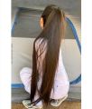 Women Black Long Straight Wig Hairpiece Cosplay Hair Extension. 