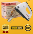 Scarlett Electric Hand Mixer 7 Speed | Handheld Blender | Egg Beater | Cake & Cream Mixer | Lightweight Kitchen Appliance | Buy Online BD | Sabib Life Style.