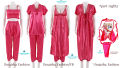 Women High Quality Exclusive Party Wear Nighty Dresses Fashionable 7 Part Night Dress - Elegant Nightwear Sleepwear.