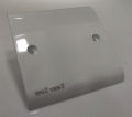 Energy Super White Blank Plate Electrical Wall Switch Socket Blanking Cover. 