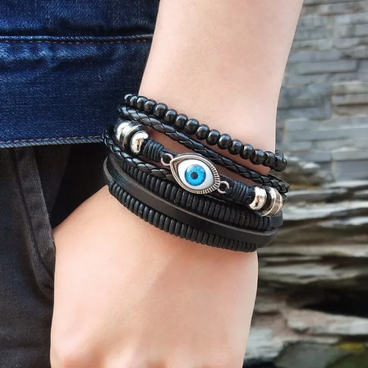 1Set%203/4Pcs%20Mix%20Leather%20Bracelet%20Men%20Multi-layer%20Bracelet%20Ladies%20Punk%20Casual%20Mens%20Bracelets%20Jewelry%20Accessories%20Classic%20Pulseira%20-%20Image%203