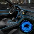 Neon Lamp Rope Tube Decorative With USB Drive Wire Strip Light LED Strip EL Neon Car Atmosphere Lights 2M Mood Lighting For Car.