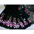 Half Silk Hand Print Saree And Dhupian Panjabi Combo Couple for Men and Women - Comfortable and Suitable for All Seasons and Occasions.