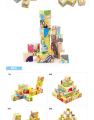 Children's Early Education Intelligence Toys Wooden Six-sided Painting Puzzle Baby Puzzle Building Blocks Baby Wooden.