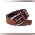Chocolate Leather Formal Belt For Boys.