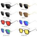 New Vintage Metal Steampunk Sunglasses Men Women Square Sun Glasses For Men Women Stylish Retro Brand Shades Male Female UV400.