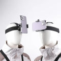 Head Mounted Mobile Phone Holder with Phone Clip for iPhone Samsung Smartphones GoPro Hero Insta360 SJCAM DJI Action Camera.