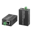 1Pcs Ethernet IP Extender over Coax HD Network Kit EoC Coaxial Cable Transmission Extender for Security CCTV Cameras Easy Install Easy to Use (A). 