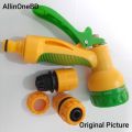 Water Pipe Connectors and Spray Gun 3 Pcs for Garden, Irrigation, Car washer Pipe Fitting Adapter Coupling..