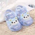 Carton Style Toddler Infant Kids Baby Girls Summer Sandals Cute Casual Princess Sandals Cartoon Soft Sandals Crib Shoes Boy First Walkers(0-12Month). 