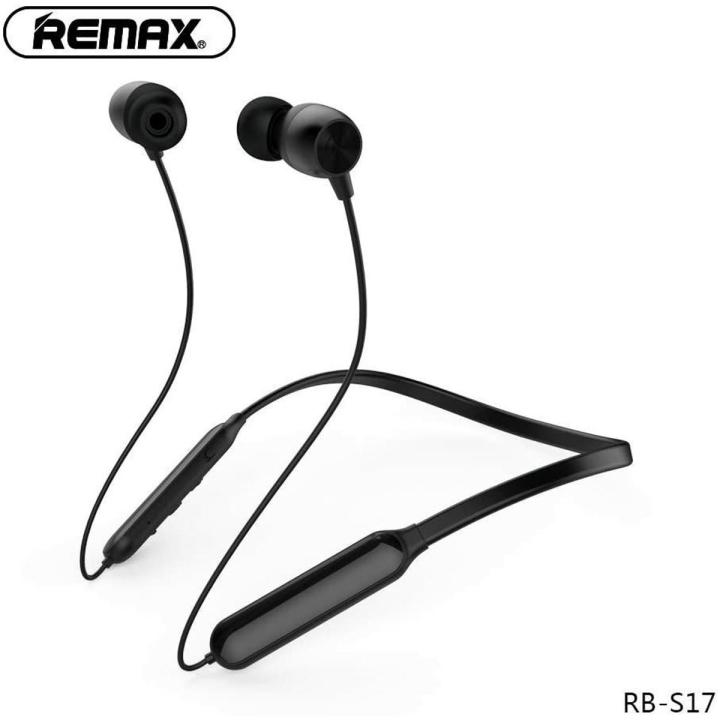 Remax RB-S17 Sports Neckband Wireless Bluetooth Earphone With Built-in Mic